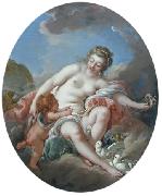 Francois Boucher Venus Restraining Cupid Spain oil painting artist